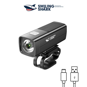 Luz Delantera para Bicicleta Smiling Shark LED IPX4 Impermeable Recargable - Product Image 1