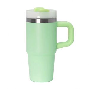 14oz <b>Kids</b> Stainless Steel Straw Tumbler with Handle Insulated Vacuum Travel Cup Outdoor - Product Image 4