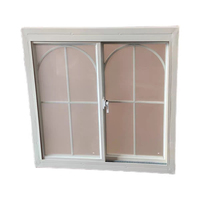 Ventanas corredizas de doble acristalamiento de aluminio personalizadas, ventanas corredizas a prueba de huracanes para balcón, Hotel, Villa