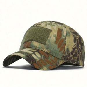 Gorras de Béisbol de Camuflaje Personalizadas al por Mayor, Unisex, Deportivas, de 6 Paneles, con Bordado 3D en Relieve, Tela de Lona Común - Product Image 5
