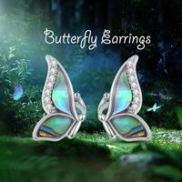Pendentif Vague en Coquille d'Abalone Blanche Naturelle, Argent Sterling 925, Collier Océan Vague en Nacre pour Femme