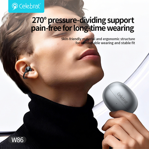 Écouteurs sans fil W86 à clipser, casque audio ouvert 5.4, écouteurs stéréo <span class=keywords><strong>HiFi</strong></span> avec étui de charge - Product Image 3