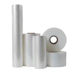 Low Density Polyethylene <b>Plastic</b> Stretch Film for Packaging, Wrapping, Moving Supplies <b>Shrink</b> Wrap Roll - Product Image 1