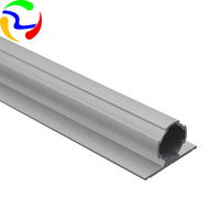 Raccords de tuyauterie maigres flexibles de profil de tuyau de fente en T en aluminium à haute pression personnalisable pour le système de support de tuyau de chaîne de montage d'usine