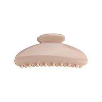 Pince à cheveux demi-lune en gelée pour femme, en PC, nouvelle collection été, haut de gamme et élégante, grande taille pour cheveux épais