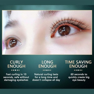 Recourbe-cils chauffant électrique portable en plastique pour rehaussement de cils et maquillage - Product Image 4