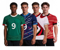 TF176 Global Football Championship Style Fan-Trikots der vier Nationalmannschaften für den Fußballbekleidungsvertrieb
