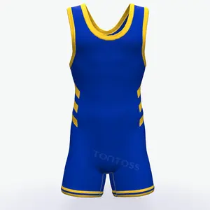 Custom Wrestling Singlet Men Body Wear Bodysuit Overalls One-piece Men Transparent Wrestling Uniform