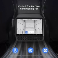 Layar Sentuh Hiburan Belakang Android 8,66 Inci, Layar Dasbor Pintar untuk Tesla Model 3 Model Y