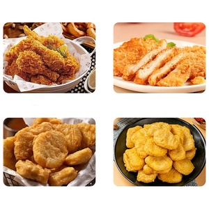 Machine automatique pour l'enrobage de pâte à frire de boules de pommes de terre au fromage frit, rondelles d'oignons de crevettes, croquettes de poulet - Product Image 6