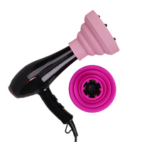 Sèche-cheveux professionnel en silicone pour salon avec diffuseur Outil de coiffure polyvalent