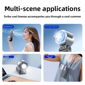 Quạt làm mát bán dẫn cầm tay tốc độ cao bốn cấp độ, nhỏ gọn, gấp gọn được, dùng ngoài trời, gia dụng, bằng nhựa, sử dụng cổng USB năm 2025 - Product Image 4