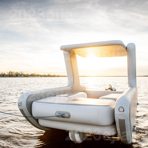 Catamaran gonflable <span class=keywords><strong>de</strong></span> bateau d'île <span class=keywords><strong>de</strong></span> flotteur <span class=keywords><strong>de</strong></span> bateau <span class=keywords><strong>de</strong></span> motomarine électrique à énergie solaire pour la rivière <span class=keywords><strong>de</strong></span> lac - Product Image 6