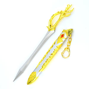 ฟิล์มเจ้าชายหมาป่าที่ได้รับแรงบันดาลใจจากงานฝีมือโลหะเต็มตัวปลอกดาบบินฟินิกซ์สลักคุณสมบัติชุดเกราะ - Product Image 6