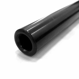 OEM CNC stang tegak lurus fat bar kualitas tinggi hitam anodized dengan knurling pada setiap ujung siap dikirim - Product Image 5