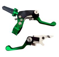 Nouveaux accessoires pour moto tout-terrain, levier d'embrayage CNC en alliage d'aluminium pliable anti-chute à 360 degrés, levier de frein