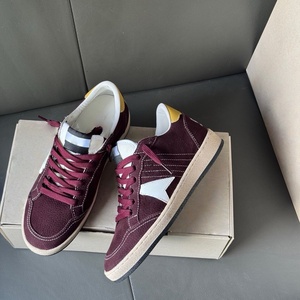 Chaussures rétro pour femmes avec semelle rehaussante, étoile à cinq branches, étoiles internes, style délavé, en daim, chaussures montantes pour hommes - Product Image 1