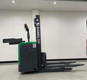 電動スタッカー1.5トン2トンスタッカーセルフロードマニュアル自動電気油圧リフトパレットトラックフォークリフトスタッカー - Product Image 1