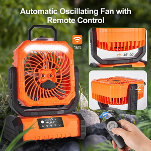 <span class=keywords><strong>Ventilateur</strong></span> <span class=keywords><strong>Brumisateur</strong></span> Portable 250ML avec Seau, Ventilateurs d'Extérieur pour le Camping, Batterie Rechargeable USB 20000mAh, <span class=keywords><strong>Ventilateur</strong></span> Rafraîchisseur d'Eau - Product Image 5