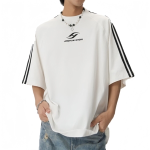 T-shirt Homme Décontracté à Manches Courtes 100% Coton Imprimé Vintage Hell Star – Modèle Identique aux Collections de Fabricants (Stock Disponible) - Product Image 1