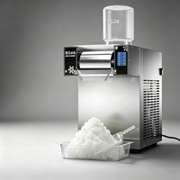 Machine à glace pilée automatique professionnelle pour usage domestique et commercial, pour la préparation de flocons de neige et de crème glacée