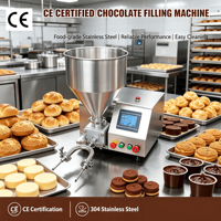 Opération facile Petit distributeur de confiture de boulangerie Crème glacée Cookie Donut Mousse Pâte à gâteau Distributeur de Cupcake Machines de remplissage