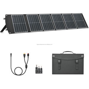 Panneau solaire pliable 100W, module solaire monocristallin 100W, chargeur solaire portable pour station de stockage d'énergie, vente en gros - Product Image 1