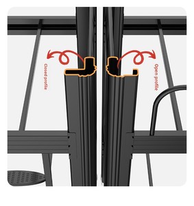 Lit superposé pliant minimaliste pour enfants avec cadre métallique inclinable, double sur double, avec barrières de sécurité pour <span class=keywords><strong>la</strong></span> chambre à coucher - Product Image 4