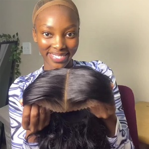 Prêt à porter 5x5 6x5 dentelle fermeture perruque sans colle HD frontale mince perruques de <span class=keywords><strong>cheveux</strong></span> humains droite pré-plumé femmes noires perruques de <span class=keywords><strong>cheveux</strong></span> humains - Product Image 1