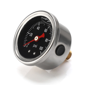 Manomètre analogique 0-100Psi en acier inoxydable pour carburant et huile, usage automobile - Product Image 2