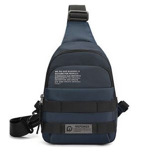 Sac bandoulière unisexe personnalisé avec logo, nouveau design, imperméable, petit sac à bandoulière, sac de sport en nylon - Product Image 3