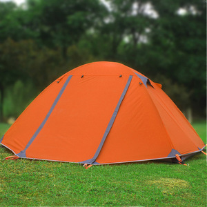 Tente de camping FlyTop pour 2-3 personnes, double couche, imperméable, avec poteaux en aluminium, pour utilisation en montagne en hiver - Product Image 2