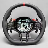 Expédition rapide pour volant de course en cuir personnalisé BMW M2 M3 M4 M5 F10 F30 F80 F90 G20 G30 G80 G82 avec boutons M1 M2