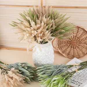 CallaFloral - Hierba de Cola de Zorro Artificial, Flor Artificial de Tallo Largo de Plástico, Decoración para Bodas y Hogar, Beige, Verde, Blanco, Marrón, YC1074 - Product Image 2