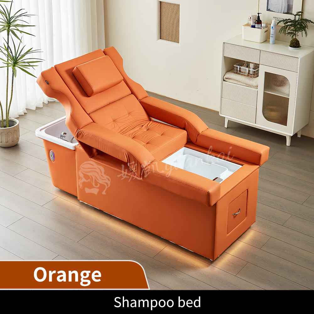 Cama de champú + calentador de agua