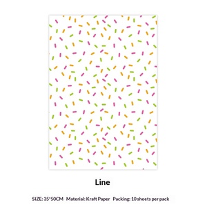 Papel de colores para niños de 100 g, papel kraft grueso, material de embalaje para flores frescas, material artístico para flores de papel - Product Image 6