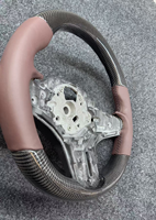 Volant en fibre de carbone LCI pour F10 F12 F30 F90 G05 G20 G80 G82 E46 E60 E90 E92 M3 M4 M5 M6 X5 X6, personnalisation possible