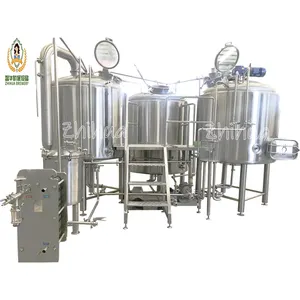 Grosir kualitas tepercaya 1000L peralatan pembuat bir kustom Brewhouse baja tahan karat