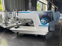 Machine à coudre plate informatisée à grande vitesse AS-EA1 à une aiguille avec moteur intégré pour l'industrie du vêtement
