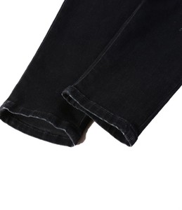 Thời Trang Màu Đen Hip Hop Ripped Denim Jeans Người Đàn Ông Thêu Thiết Kế Đàn Hồi Skinny Jeans Tùy Chỉnh Người Đàn Ông Râu xếp li Bút Chì Quần - Product Image 6