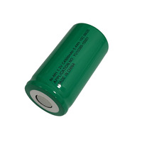 Baterai EWT Nikel Metal Hidrida Ukuran C 4500mAh 1.2V NiMH Flat Top untuk Senter & Mainan 25x50mm