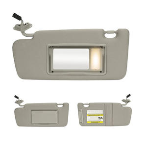 Pare-soleil 92011AG55AOR gris côté gauche pour Subaru Legacy Outback 2005-2009 avec miroir et lumière - Product Image 1