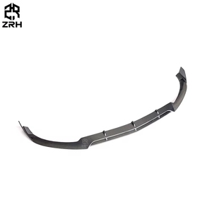 Lame de pare-chocs avant en fibre de carbone de haute qualité style B pour <span class=keywords><strong>Mercedes</strong></span> Benz Classe <span class=keywords><strong>C</strong></span> W205 C63 <span class=keywords><strong>AMG</strong></span> 2015-2018 – Amélioration du kit carrosserie - Product Image 2