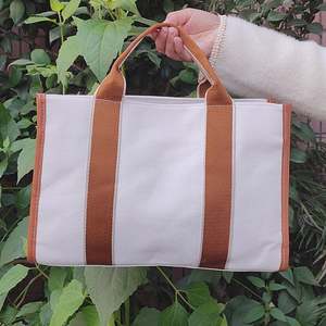 Sac fourre-tout en toile de coton avec fermeture éclair, poignée en corde, logo personnalisé, couleur personnalisée, utilisation publicitaire - Product Image 4