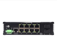 8 ports 10/100/1000TX PoE/PoE+ et 2 ports SFP 1000X |   Switch PoE industriel géré avec RJ45 et fibres optiques JHA-MIGS28HP