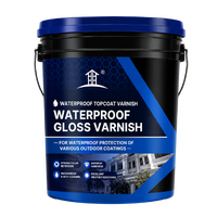 Peinture acrylique liquide à base d'eau Huidong, peinture 3D, vernis brillant imperméable pour béton, maison