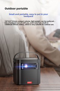 Thiết Kế Mới Mini Xách Tay 1080P Chiếu LED Android Chiếu 4K Full HD <span class=keywords><strong>LCD</strong></span> Video Home Máy Chiếu - Product Image 2