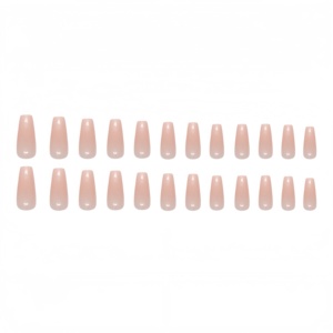 Diseño # 338/ # 362 <span class=keywords><strong>Uñas</strong></span> Postizas Acrílicas Francesas Simples, Forma Cuadrada Almendrada, Cobertura Completa, <span class=keywords><strong>Uñas</strong></span> de Presión <span class=keywords><strong>para</strong></span> Dedos, Hechas a Mano, Alta Calidad - Product Image 3