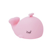Lampe de nuit pingouin en silicone mignonne, rechargeable, à commande tactile, changeant de couleur RGB, pour la décoration de chambre d'enfant, vente en gros