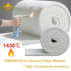 Couverture en fibre céramique réfractaire KINGWOOL <span class=keywords><strong>pour</strong></span> une isolation thermique élevée dans la construction de cheminées et de foyers - Product Image 4